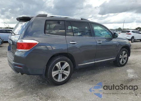 2012 Toyota Highlander Limited z USA, uszkodzony, nr VIN 5TDDK3EHXCS106355